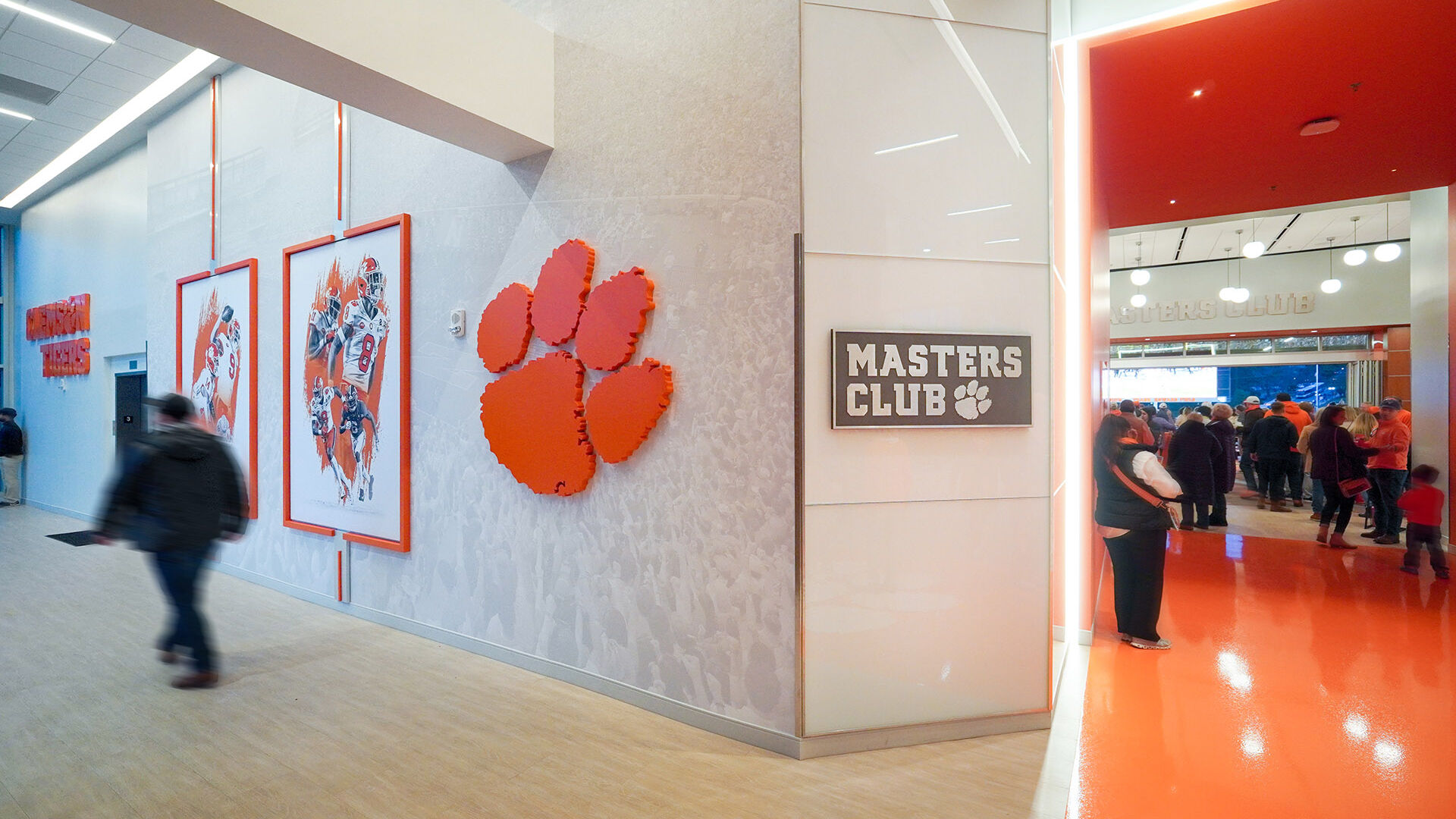 Clemson's Masters Club Entry Area