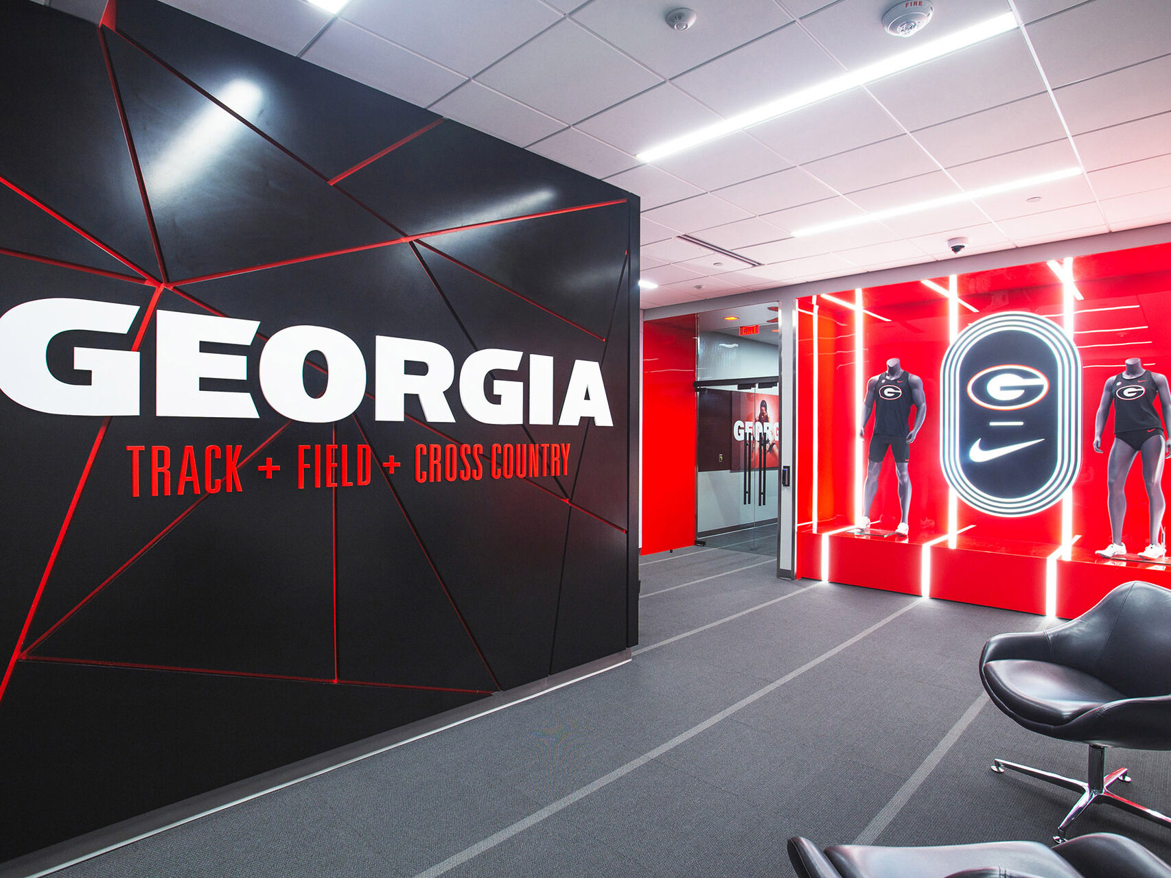 University of Georgia Track and Field Entry Lobby