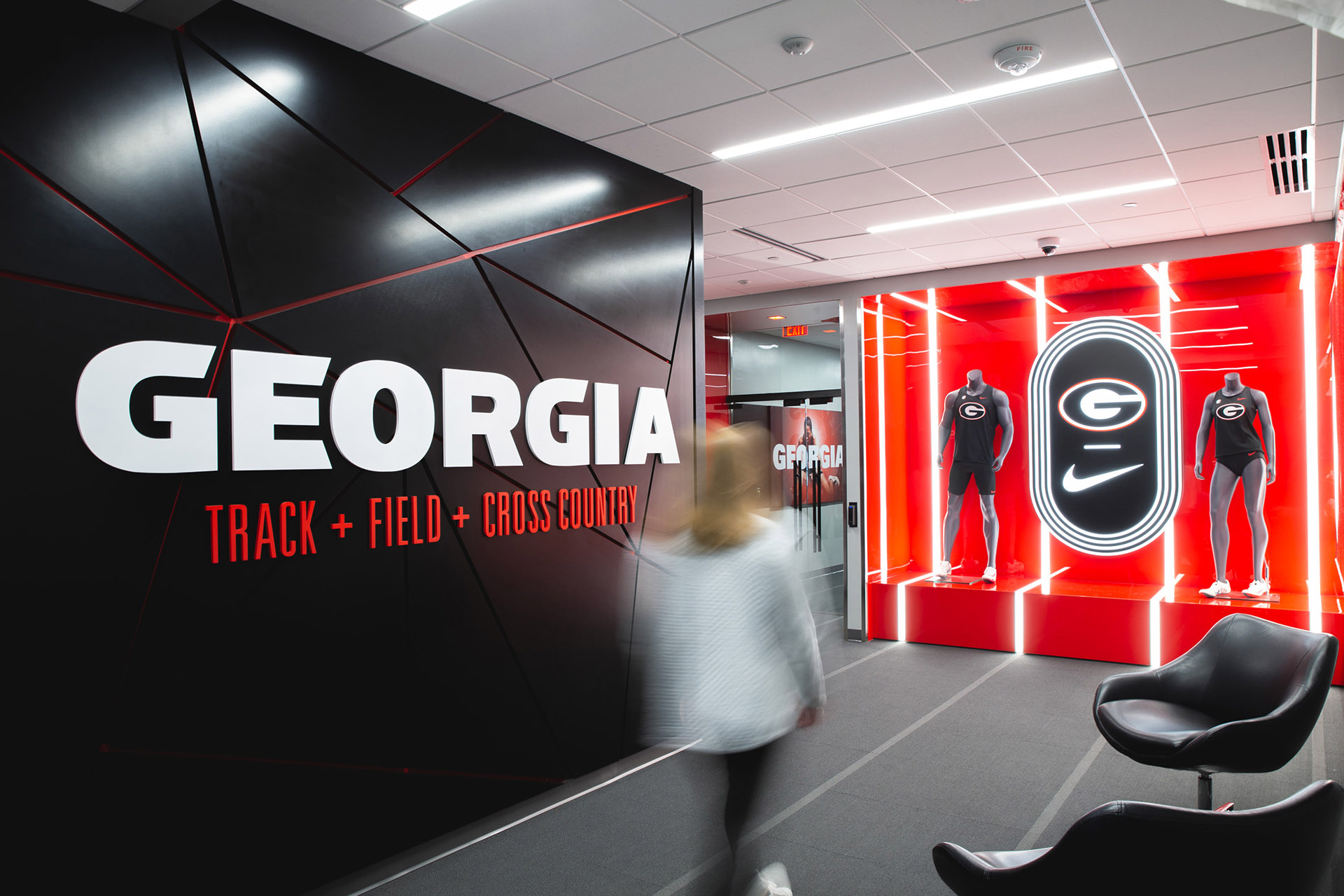 University of Georgia Track and Field Entry Lobby